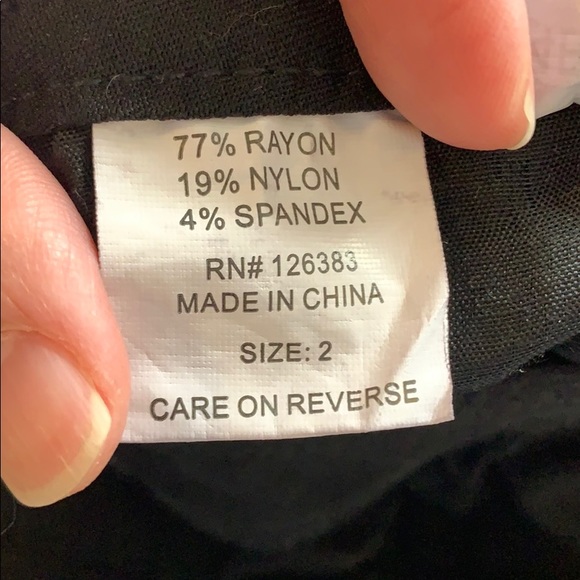 Black pant size 2 - Picture 5 of 5